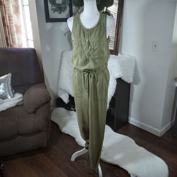 SANCTUARY ARMY GREEN JUMPSUIT SZ.S EUC - Picture 1 of 7